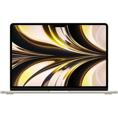 Laptop Apple MacBook Air, 13.6 inch, M2, CPU 8-core, GPU 8-core, Neural Engine 16-core)/8GB/256GB - Starlight(Gold) - US KB (US power supply with included US-to-EU adapter)