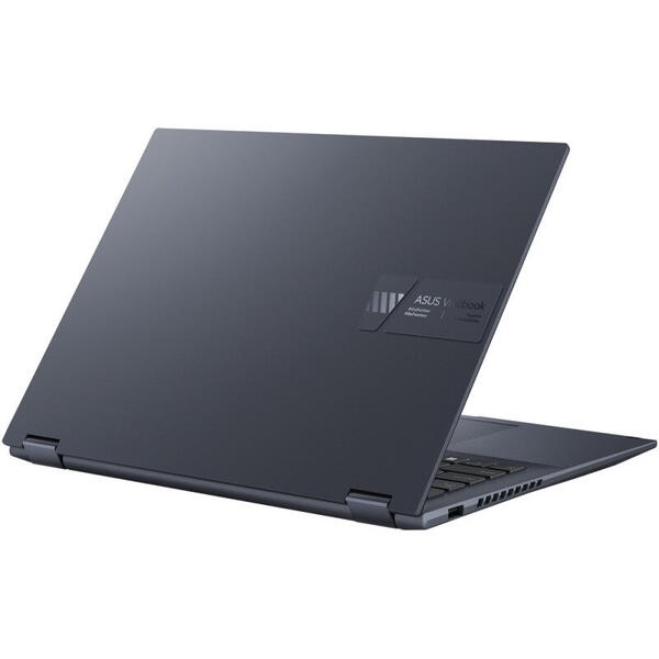 Laptop Asus 14 inch Vivobook S 14 Flip TN3402QA, WUXGA Touch, Procesor AMD Ryzen 5 5600H (16M Cache, up to 4.2 GHz), 8GB DDR4, 512GB SSD, Radeon, Win 11 Home S, Quiet Blue