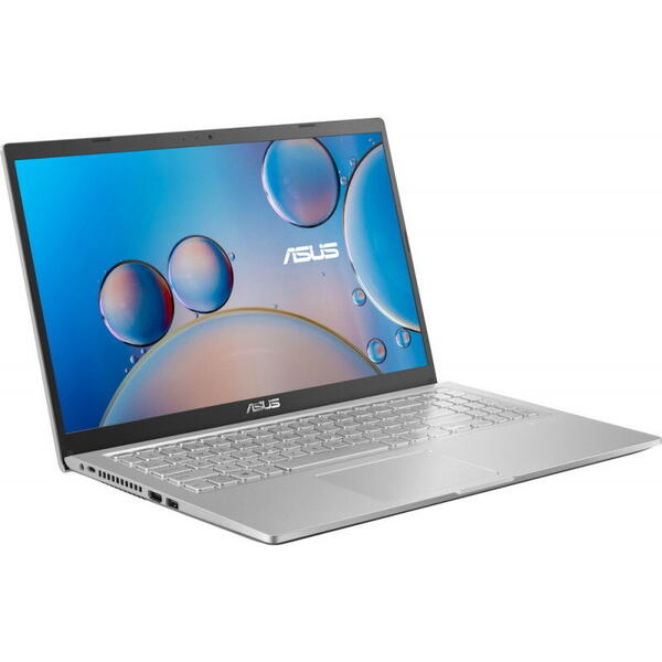 Laptop Asus Vivobook X515KA,15.6 inch Full HD, Procesor Intel Celeron N4500 (4M Cache, up to 2.80 GHz), 8GB DDR4, 256GB SSD, GMA UHD, No OS, Transparent Silver