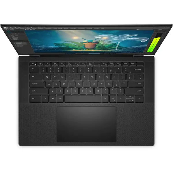 Laptop Dell Precision 5570 cu procesor Intel Core i9-12900H, 15.6 inch, RAM 64GB, SSD 1TB, nVidia RTX A2000 8GB, Linux, Titan Gray