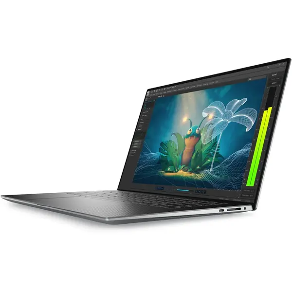 Laptop Dell Precision 5570, i9-12900H, 15.6 inch, Touch, RAM 32GB, SSD 1TB, NVIDIA RTX A2000 8GB, Windows 11 Pro, Grey