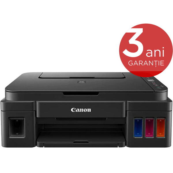 Multifunctional Canon PIXMA G2415, InkJet CISS, Color, Format A4, USB, 12000 de pagini black, 7000 de pagini color