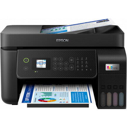 Multifunctional Epson L5290 InkJet CISS, Color, Format A4, Retea, Wi-Fi, Fax