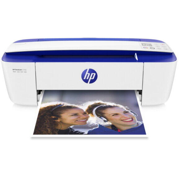 Multifunctional HP DeskJet 3760 All-in-One Printer, eligibil Instant Ink, Wireless, A4