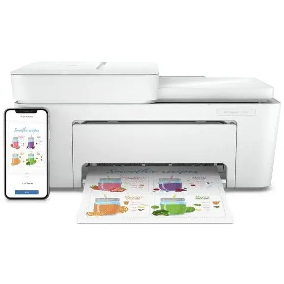 Multifunctional Inkjet color DeskJet Plus 4120e All-in-One, Wireless, A4, gri, HP Plus, eligibil, Instant Ink