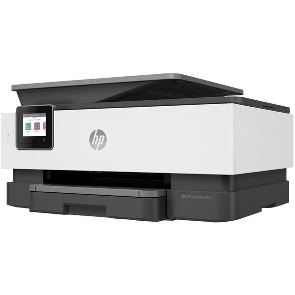 Multifunctional HP OfficeJet Pro 8022E InkJet, Color, Format A4, Duplex, Retea, Wi-Fi
