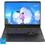 Laptop Lenovo Gaming 16 inch IdeaPad 3 16IAH7, WUXGA IPS 165Hz, Procesor Intel Core i5-12450H (12M Cache, up to 4.40 GHz), 16GB DDR4, 512GB SSD, GeForce RTX 3060 6GB, No OS, Onyx Grey