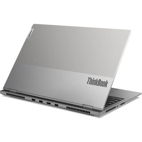 Laptop Lenovo 16 inch ThinkBook 16p G3 ARH, WQXGA, Procesor AMD Ryzen 5 6600H (16M Cache, up to 4.5 GHz), 16GB DDR5, 512GB SSD, GeForce RTX 3060 6GB, Win 11 Pro, Mineral Grey