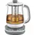 Fierbator Tefal Tastea BJ551B10 pentru ceai, 8 Trepte de temperatura, 1.5 L, Ecran digital, Functie pastrare la cald, Gri/Alb