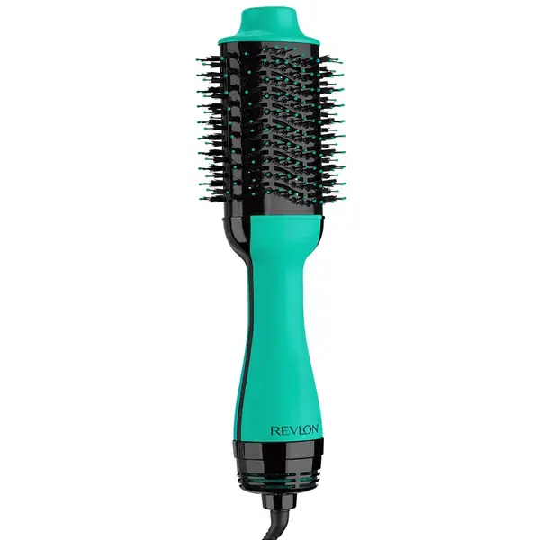 Perie electrica fixa REVLON One-Step Hair Dryer and Volumizer, RVDR5222TE TEAL, Pentru par mediu si lung, Turcoaz