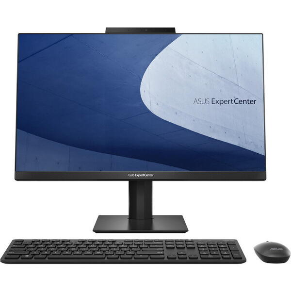 Sistem All in One Asus PC ExpertCenter E5, 23.8 inch, Full HD, Procesor Intel Core i3-11100B 3.6GHz Tiger Lake, 8GB RAM, 256GB SSD, UHD Graphics, Camera Web, no OS