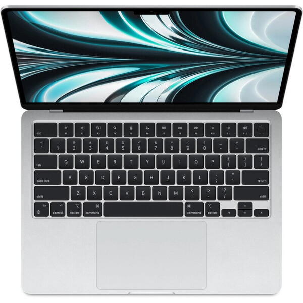 Laptop MacBook Air 13 with Liquid Retina, 13.6 inch, Apple M2 chip (8-core CPU), 16GB, 1TB SSD, Apple M2 8-core GPU, macOS Monterey, Silver, INT keyboard, 2022