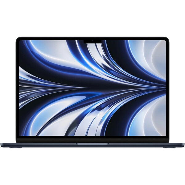 Laptop MacBook Air 13 with Liquid Retina, 13.6 inch, Apple M2 chip (8-core CPU), 16GB, 1TB SSD, Apple M2 8-core GPU, macOS Monterey, Midnight, INT keyboard, 2022