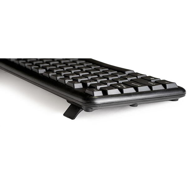 Tastatura Spacer cu fir, SPKB-520, 104 taste, Anti-spill, Negru