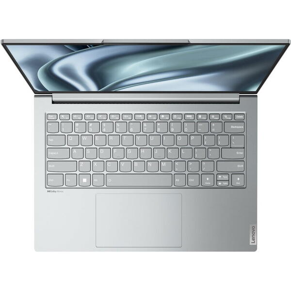 Laptop Lenovo Yoga Slim 7 Pro 14IAH7, 14 inch, 2.8K IPS 90Hz, Procesor Intel Core i5-12500H (18M Cache, up to 4.50 GHz), 16GB DDR5, 512GB SSD, Intel Iris Xe, Win 11 Home, Cloud Grey, 3Yr Onsite Premium Care