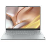 Laptop Lenovo Yoga Slim 7 Pro 14ARH7, 14 inch, 2.8K IPS 90Hz, Procesor AMD Ryzen 7 6800HS Creator Edition (16M Cache, up to 4.7 GHz), 16GB DDR5, 512GB SSD, Radeon 680M, No OS, Cloud Grey, 3Yr Onsite Premium Care