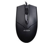 Mouse A4tech A4tech Cu fir, Optic, USB, OP-550NU-1, V-track Padless USB, Metal feet, 1000 - 2000 dpi, Negru