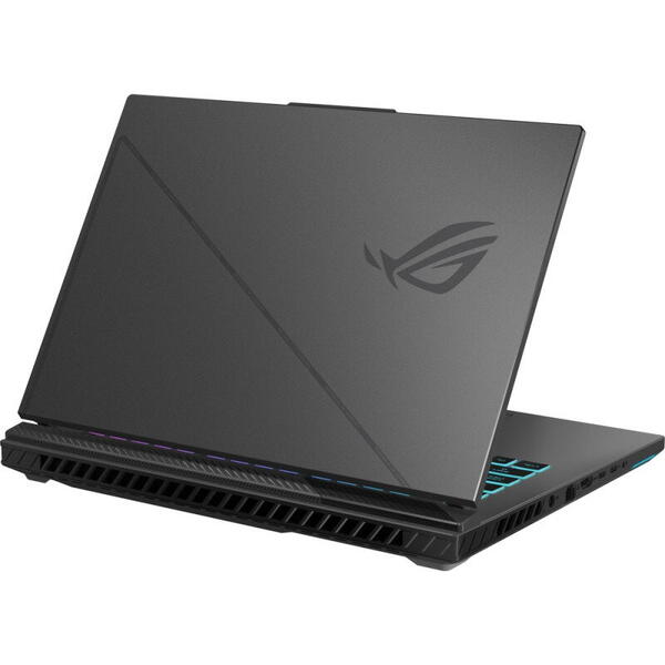 Laptop Asus Gaming ROG Strix G16 G614JV, 16 inch, Full HD+ 165Hz, Procesor Intel Core i7-13650HX (24M Cache, up to 4.90 GHz), 16GB DDR5, 512GB SSD, GeForce RTX 4060 8GB, No OS, Eclipse Gray