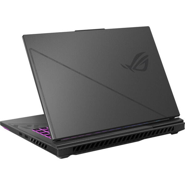 Laptop Asus Gaming ROG Strix G16 G614JV, 16 inch, QHD+ 240Hz, Procesor Intel Core i9-13980HX (36M Cache, up to 5.60 GHz), 16GB DDR5, 1TB SSD, GeForce RTX 4060 8GB, No OS, Eclipse Gray