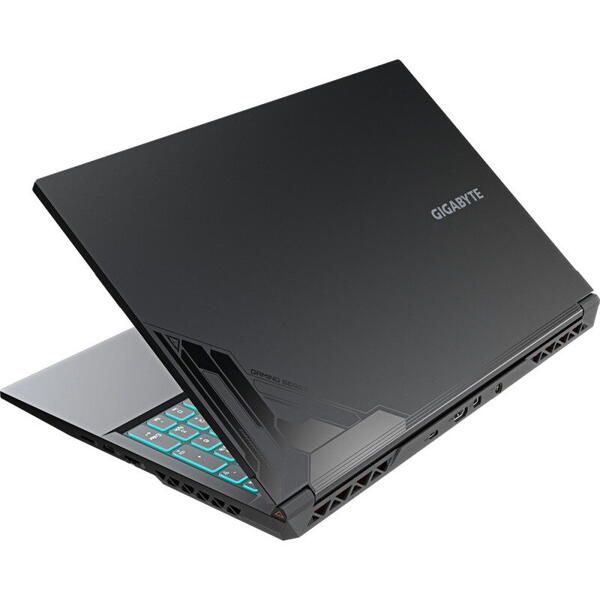 Laptop Gigabyte G5 15 MF RTX4050, 8GB DDR4, 512GB SSD, GeForce RTX 4050 6GB, Free DOS, Negru