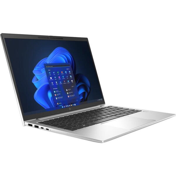 Laptop HP EliteBook 830 G9, 13.3 inch, WUXGA IPS, Procesor Intel Core i5-1235U (12M Cache, up to 4.40 GHz, with IPU), 16GB DDR5, 512GB SSD, Intel Iris Xe, Win 11 Pro DG Win 10 Pro, Silver