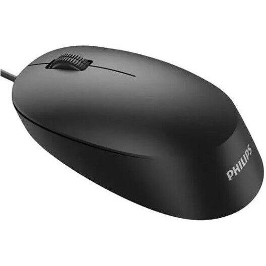 Mouse Mouse Philips SPK7207, Cu fir, 1200 DPI, Negru