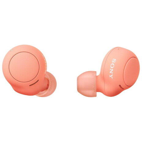 Casti In-Ear Sony WFC500D, True Wireless, Microfon, Bluetooth, IPX4, Autonomie 10 ore, Portocaliu