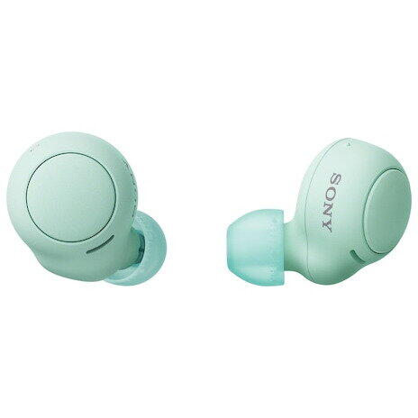 Casti In-Ear Sony WFC500G, True Wireless, Microfon, Bluetooth, IPX4, Autonomie 10 ore, Verde