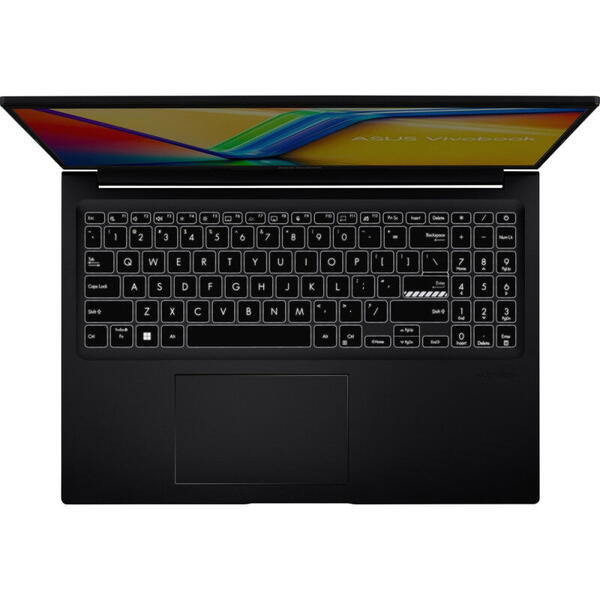 Laptop Asus AS 16 I7-1255U, 16 GB DDR4, 512 GB SSD, Intel Iris Xe, No OS, Indie Black