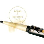 Ondulator de par Taurus Volume Styler Argan, 41 W, Diametru con: 13-25 mm, Ceramica cu ulei de Argan, Negru / Auriu