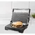 Sandwich maker Taurus CRISPY & CO, Grill, 1000W, 23x15cm, Deschidere 90° si 180º, Termostat, Placa superioara basculanta, Inox