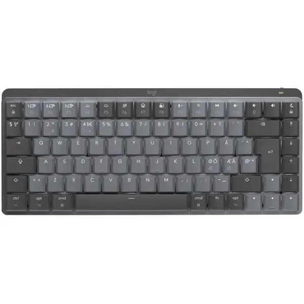 Tastatura Logitech Wireless MX Mechanical Perfomance Mini for Mac, Iluminata, Silentioasa, USB, BT, US INT, Space Grey
