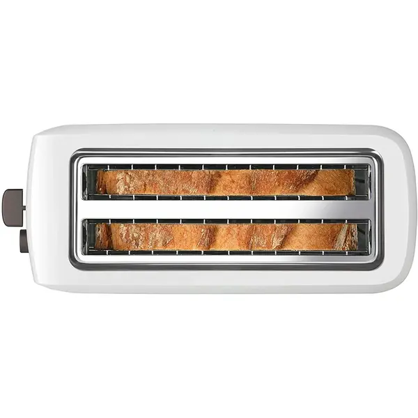 Toaster Prajitor paine Taurus My toast Duplo, 1450 W, 2 Sloturi extra lungi de 262 x 32 mm, Termostat reglabil in 7 trepte, Centrare felii de paine, Iluminare LED, Trei functii: dezghetare, reincalzire si anulare prajire, Extra lift