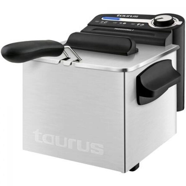 Friteusa Taurus Professional 2 Plus, 1700W, 2L, Termostat reglabil, Inox