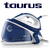 Statie de calcat Taurus Sensity Compact, 2200W, 4,5 bar, Talpa ceramica, Rezervor 1 l cu incarcare non stop, Aburi 90 g/min, Termostat reglabil, Fitru anticalcar. Alb / Albastru