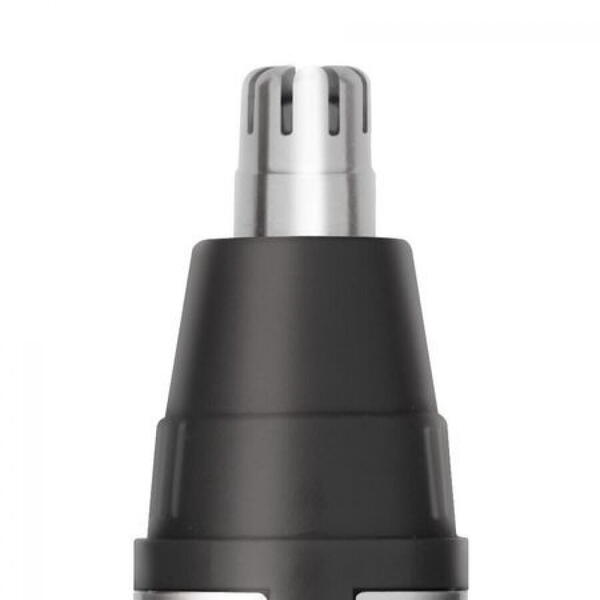Trimmer pentru nas/urechi Taurus Hipnos, 1.5V,  Baterie AA, Wet & Dry, Argintiu