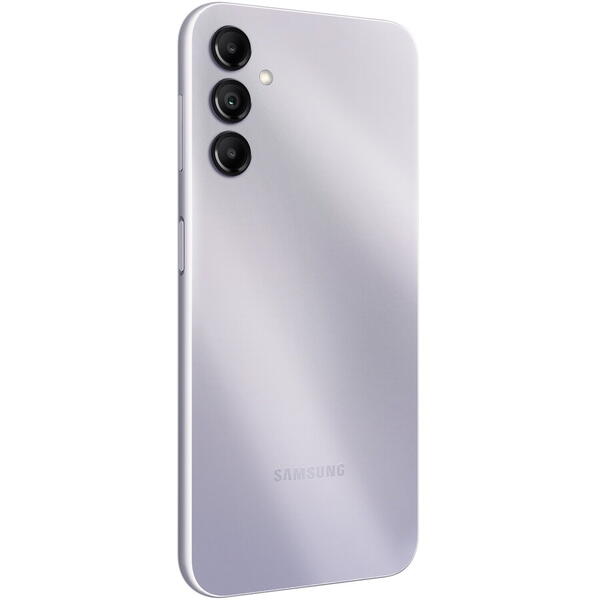 Telefon mobil Samsung Galaxy A14, Dual SIM, 4GB RAM, 128GB, 5G, Silver