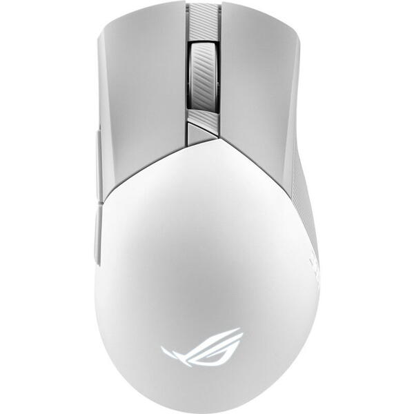 Mouse Asus gaming wireless ROG, RGB, 79g, senzor optic, Alb