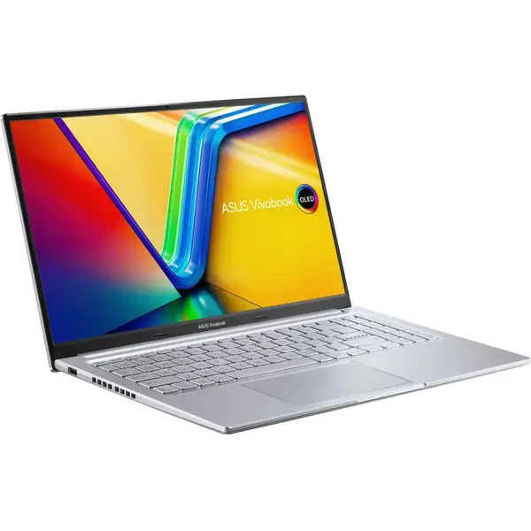 Laptop Asus VivoBook 15 A1505ZA cu procesor Intel Core i7-1255U pana la 4.70 GHz, 15.6inch, Full HD, OLED, 8GB, 512GB SSD, Intel UHD Graphics, No OS, Transparent Silver