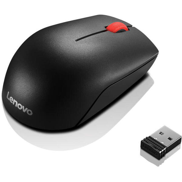 Mouse Lenovo Essential Compact 4Y50R20864, Wireless, 1000 dpi, Negru