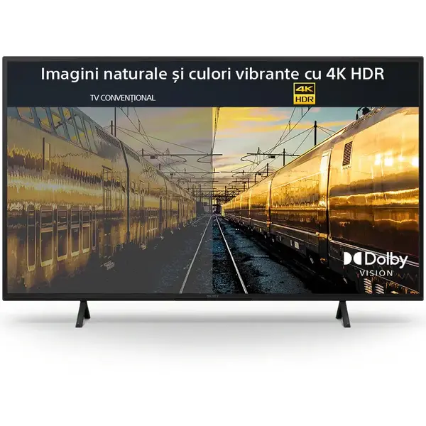 Televizor Sony BRAVIA LED KD50X75WLPAEP, 126 cm, Smart Google TV, 4K Ultra HD, Clasa F (Model 2023)