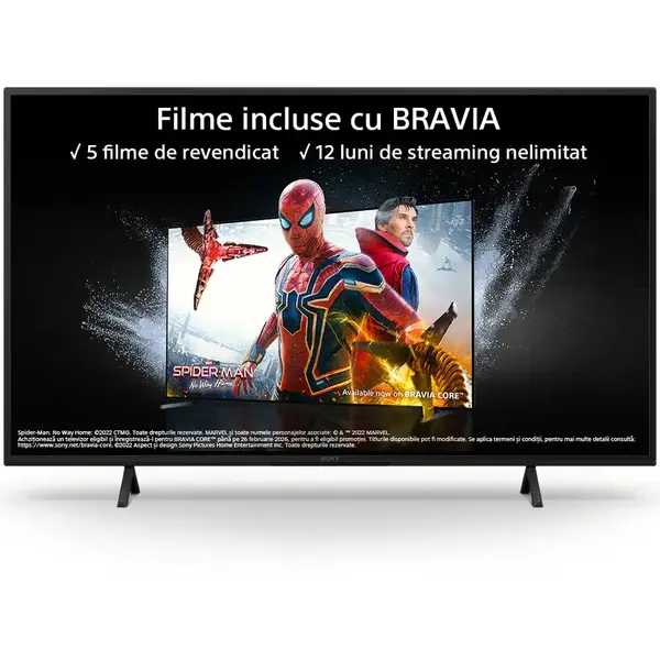 Televizor Sony BRAVIA LED KD65X75WLPAEP, 164 cm, Smart Google TV, 4K Ultra HD, Clasa F (Model 2023)