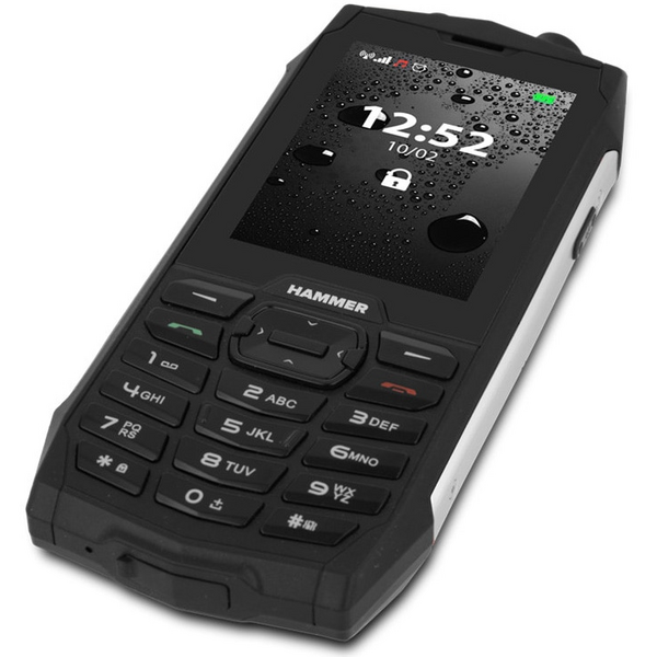 Telefon mobil myPhone Hammer 4, Ecran TFT 2.8 inch, 2G, Dual SIM, Negru/Argintiu