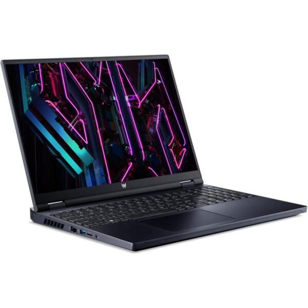 Laptop Acer Gaming 16 inch, Predator Helios 16 PH16-71, WQXGA IPS 240Hz, Procesor Intel Core i7-13700HX (30M Cache, up to 5.00 GHz), 16GB DDR5, 1TB SSD, GeForce RTX 4070 8GB, No OS, Black