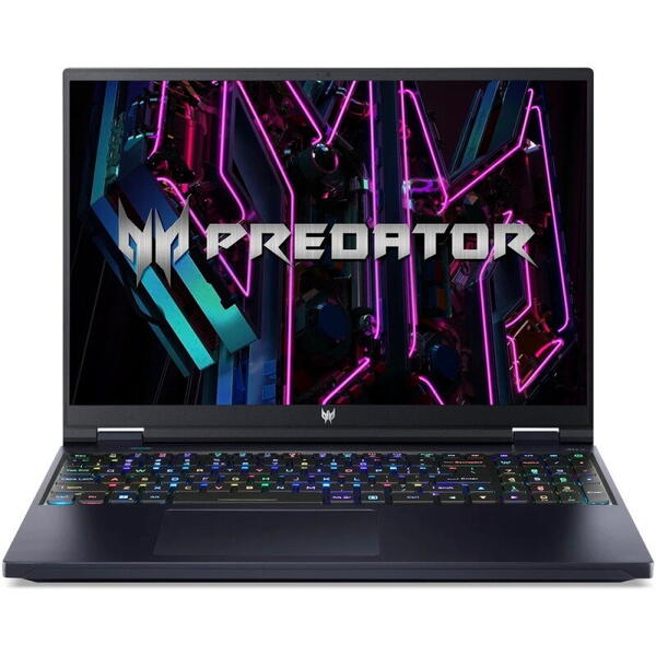 Laptop Acer Gaming 18 inch, Predator Helios 18 PH18-71, WQXGA IPS 240Hz, Procesor Intel Core i9-13900HX (36M Cache, up to 5.40 GHz), 16GB DDR5, 1TB SSD, GeForce RTX 4080 12GB, No OS, Black
