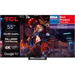 Televizor TCL QLED 55C745, 139 cm, Smart Google TV, 4K Ultra HD, 100 Hz, Clasa G (Model 2023)