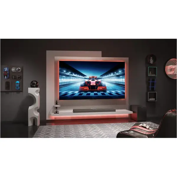 Televizor TCL QLED 75C745, 189 cm, Smart Google TV, 4K Ultra HD, 100 Hz, Clasa G (Model 2023)