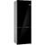 Combina frigorifica Bosch KGN49LBCF, 440 l, NoFrost, PerfectFit, Iluminare LED, Clasa C, H 203 cm, Sticla neagra