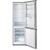 Combina frigorifica Heinner HC-HS268SWDF+, 268 l, Clasa F, Dozator apa, Iluminare LED, H 180 cm, Argintiu