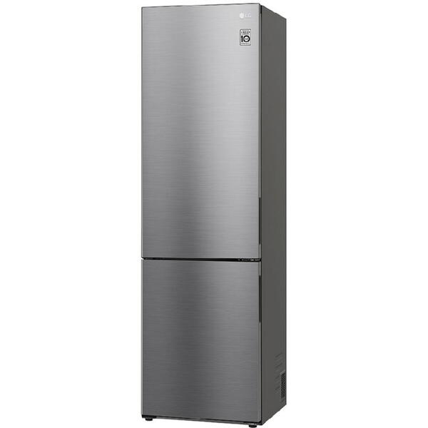 Combina frigorifica LG GBP62PZNAC, 384 l, No Frost, DoorCooling+, Linear Cooling, Compresor Inverter Linear, Calasa A, H 203 cm, Inox